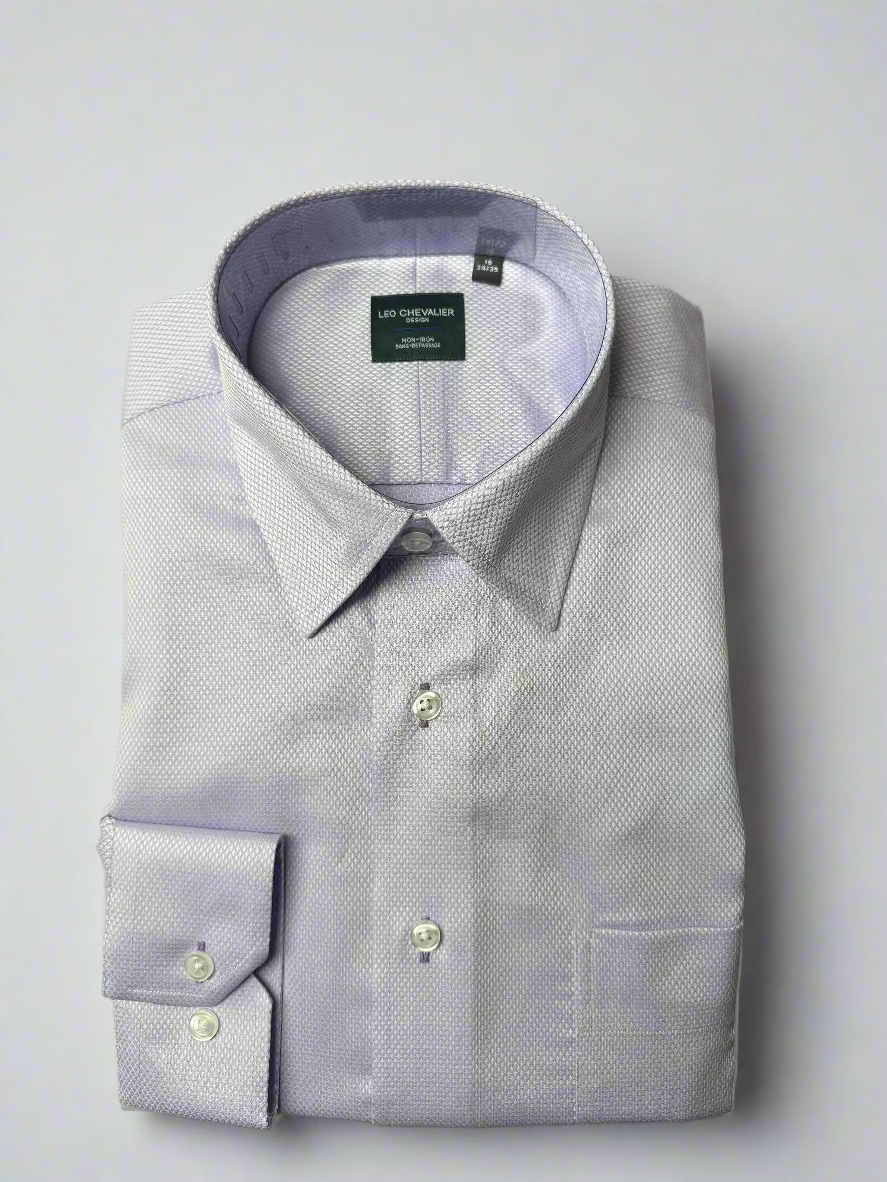 Leo Chevalier Mauve Dress Shirt - 624176 8299/8298 Leo Chevalier Mauve Dress Shirt - 624176 8299/8298