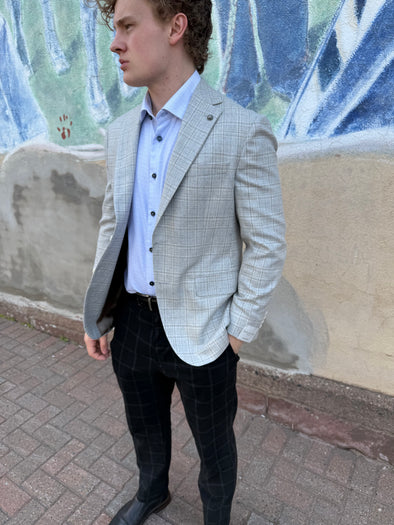 Jack Victor Austin SPJ 125221 Sport Jacket Beige Check