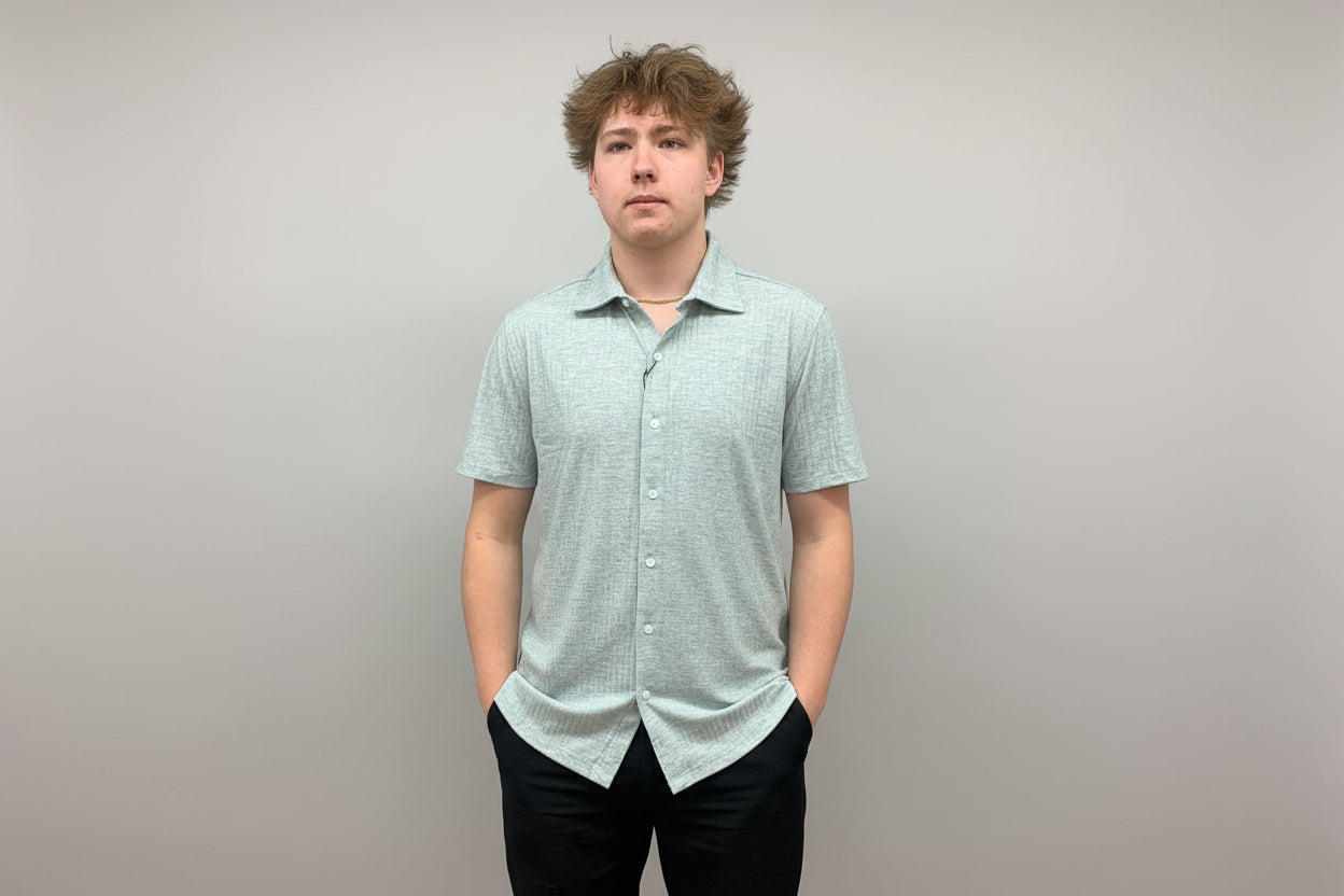 Robert Barakett Button Down Knit Shirt RB61130 Robert Barakett Button Down Knit Shirt RB61130