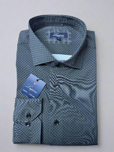 Lugano Black Sport Shirt - LG2539177