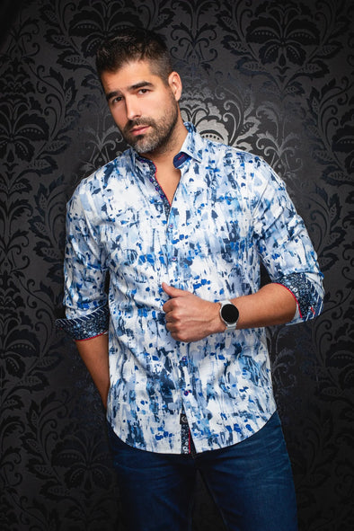 Au Noir Linden Dress Shirt - LT Blue