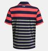 Under Armour Playoff 3.0 Stripe Short Sleeve Polo Shirt- 1378676 416
