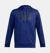 Men's Armour Fleece Big Logo Hoodie Tech Blue/Black - 1379743-432