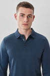 Robert Barakett Georgia Long Sleeve Polo - RB01384