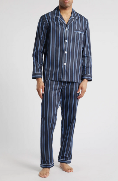 Majestic International Sateen Long Sleeve Sleep Set - 13104190
