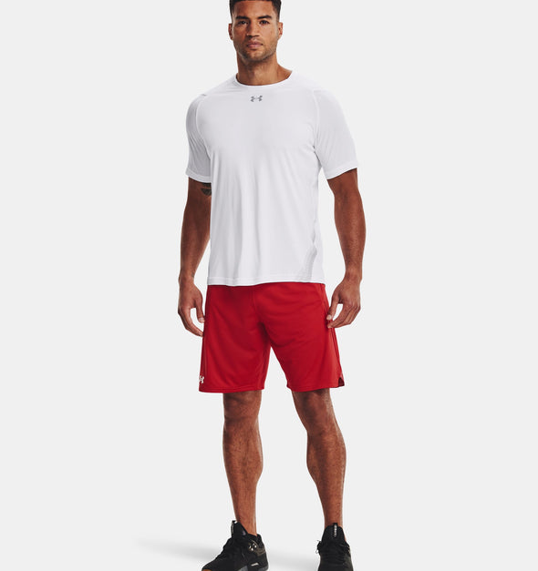 Under Armour Men's HeatGear Compression Shorts,Red (600)/White,Large :  : Clothing, Shoes & Accessories