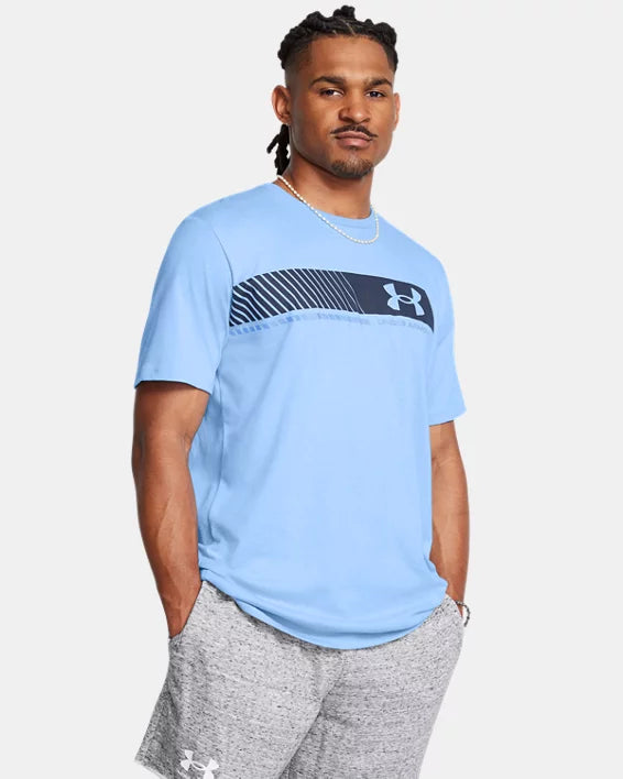 Men's UA Left Chest Stripe Short Sleeve