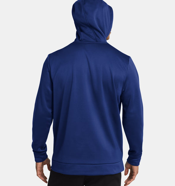 Men's Armour Fleece Big Logo Hoodie Tech Blue/Black - 1379743-432