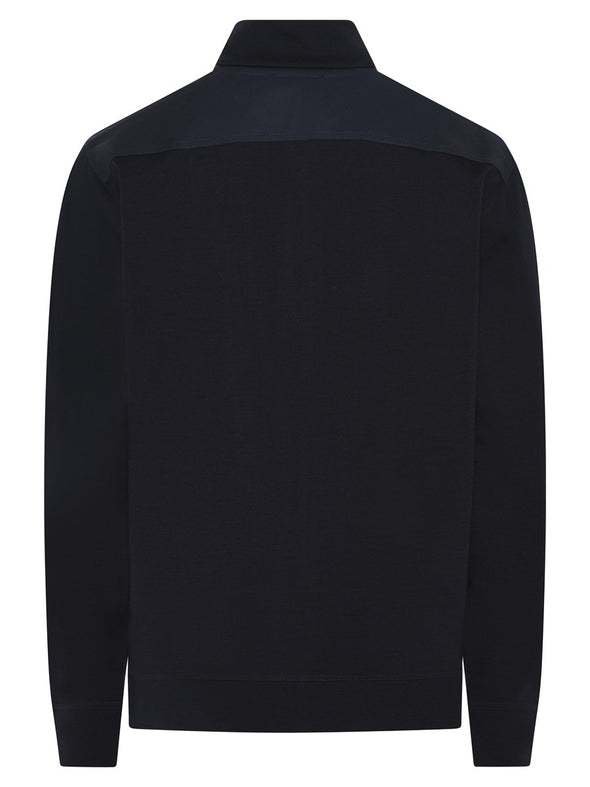 Clipper Wool Blend Zip Front Sweater Jacket - 51436
