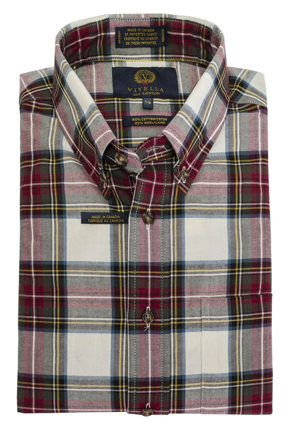 Viyella Regular Fit Cotton Sport Shirt - 255407 0198 Dress Stewart