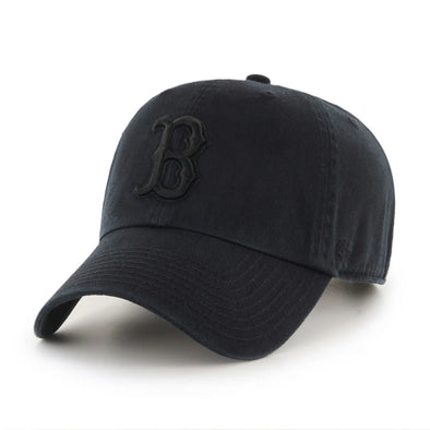 Boston Red Sox 47 Clean Up Black Adjustable Cap