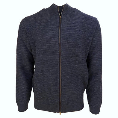 Leo Chevalier Full Zip Sweater Blue - 529663 1698