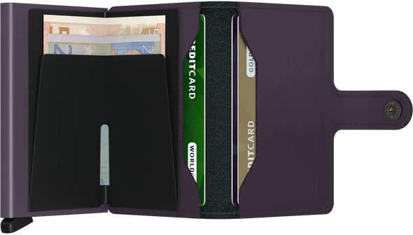 Secrid Mini Wallet Matte Dark Purple