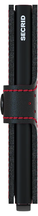 Secrid Mini Wallet - Perforated Black-Red