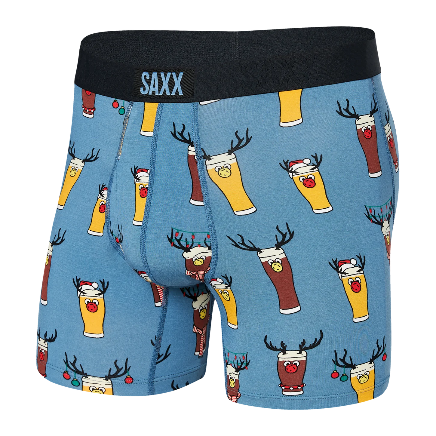 Saxx Underwear Ultra Super Soft Boxer Brief Fly, 5 Inseam - Mens