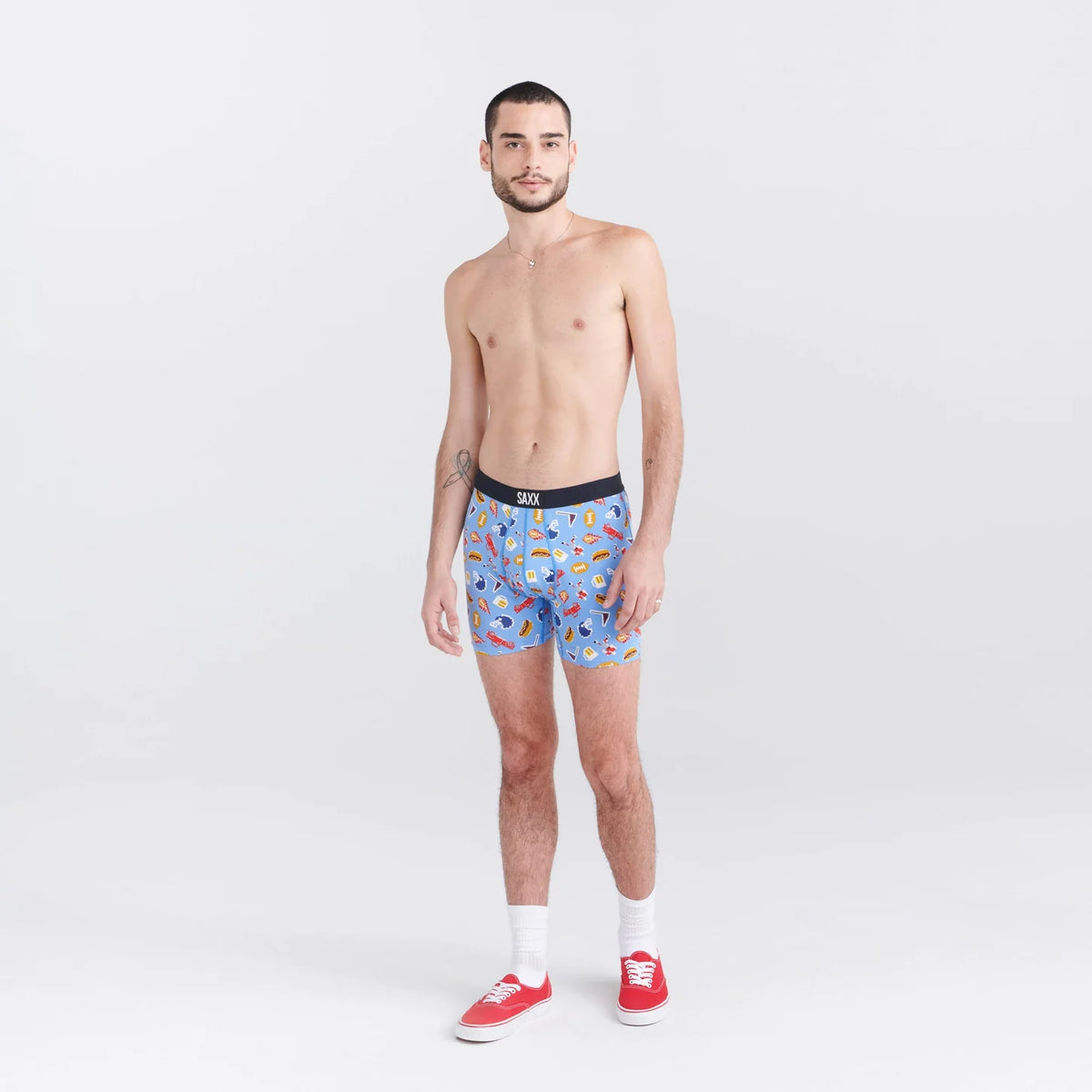SAXX Ultra Super Soft Boxer Brief - Football Gamer Blue - SXBB30F FGU