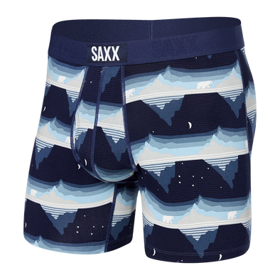 SAXX Ultra Super Soft Boxer Brief - Go With The Floe Navy - SXBB30F FLO