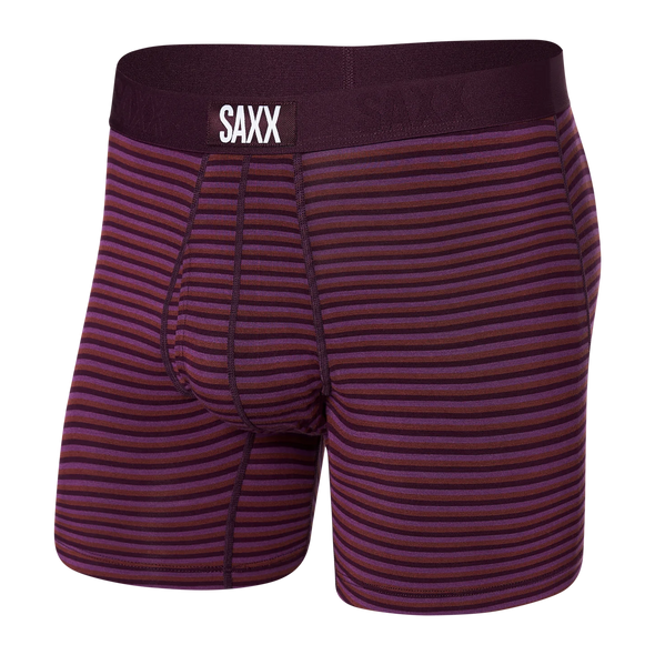 SAXX Ultra Super Soft Boxer Brief - Micro Stripe Plum - SXBB30F MSP