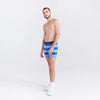SAXX Ultra Super Soft Boxer Brief - Ombre Rugby Sport Blue - SXBB30F OSB