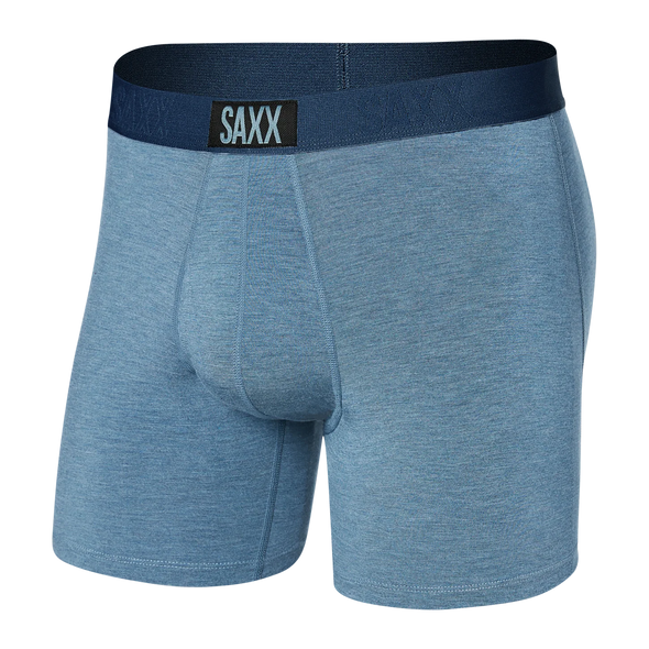 SAXX Ultra Super Soft Boxer Brief - Stone Blue Heather - SXBB30F SBH