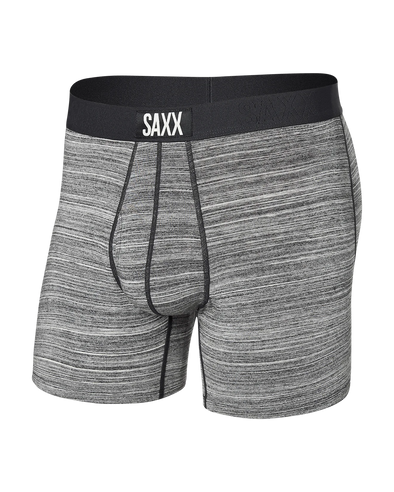 SAXX Ultra Super Soft Boxer Brief Fly - Spacedye - Heather Grey - SXBB30F - SHG