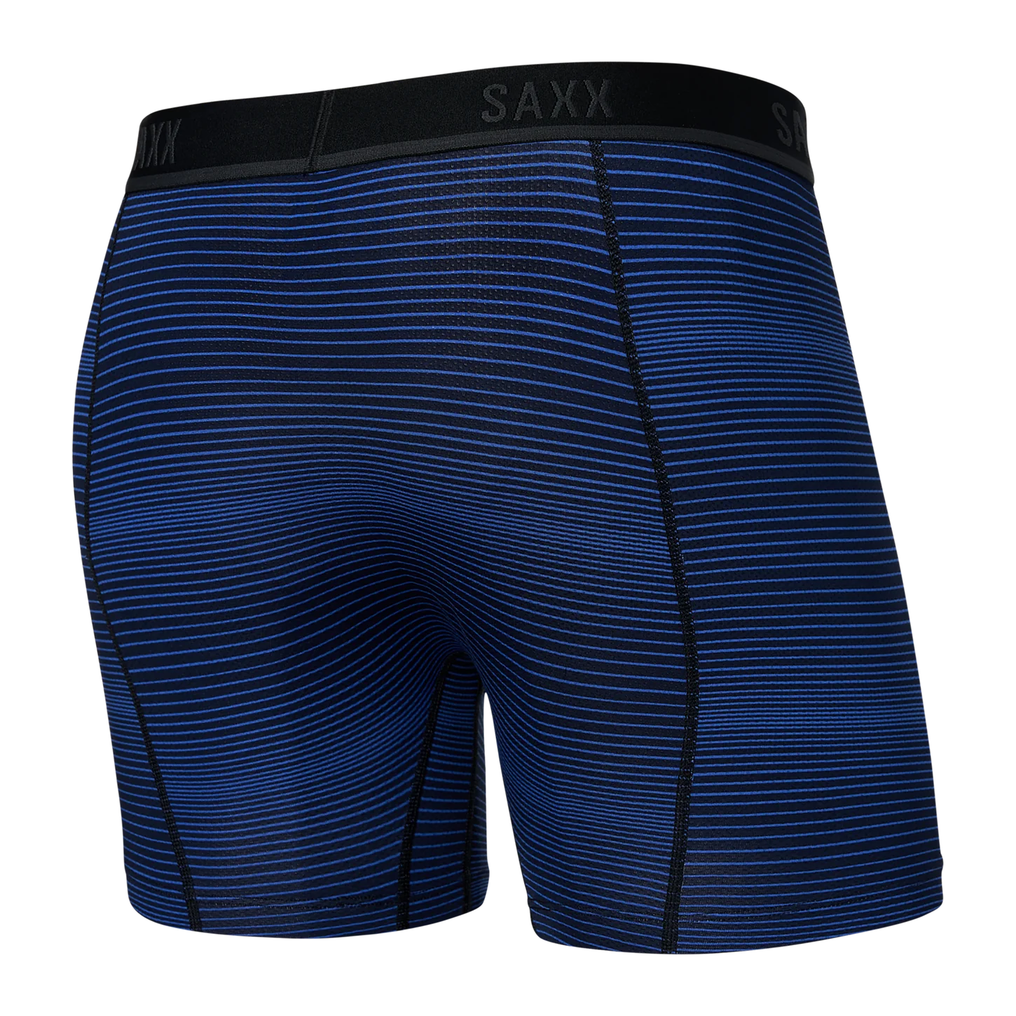 SAXX Kinetic Light-Compression Mesh Boxer Brief - Variegated Stripe Bl