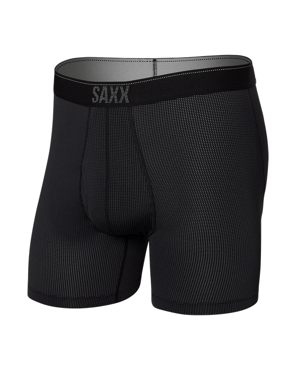 Quest Quick-Dry Mesh Quick-Dry Performance Boxer Brief 5 - BLK