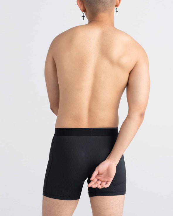 Quest Quick-Dry Mesh Quick-Dry Performance Boxer Brief 5 - BLK