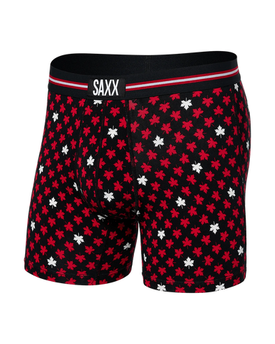 SAXX Vibe Super Soft Boxer Brief - Maple Leaf - Black - SXBM35 - MPL