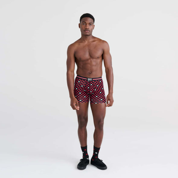 SAXX Vibe Super Soft Boxer Brief Maple Leaf - Black - SXBM35 - MPL