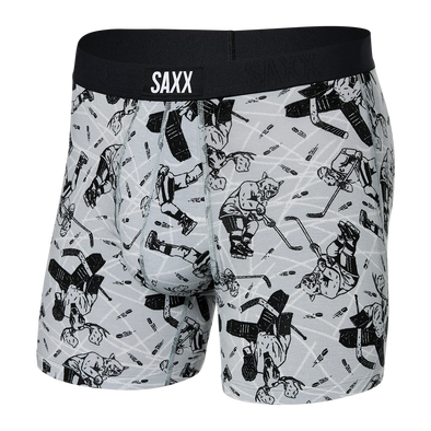 SAXX Vibe Super Soft Boxer Brief - Wild Slapshot Liner Grey - SXBM35 WSL