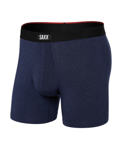 SAXX Vibe Xtra Boxer Brief Fly - Astro Blue - Heather - SXVX24F - ABH