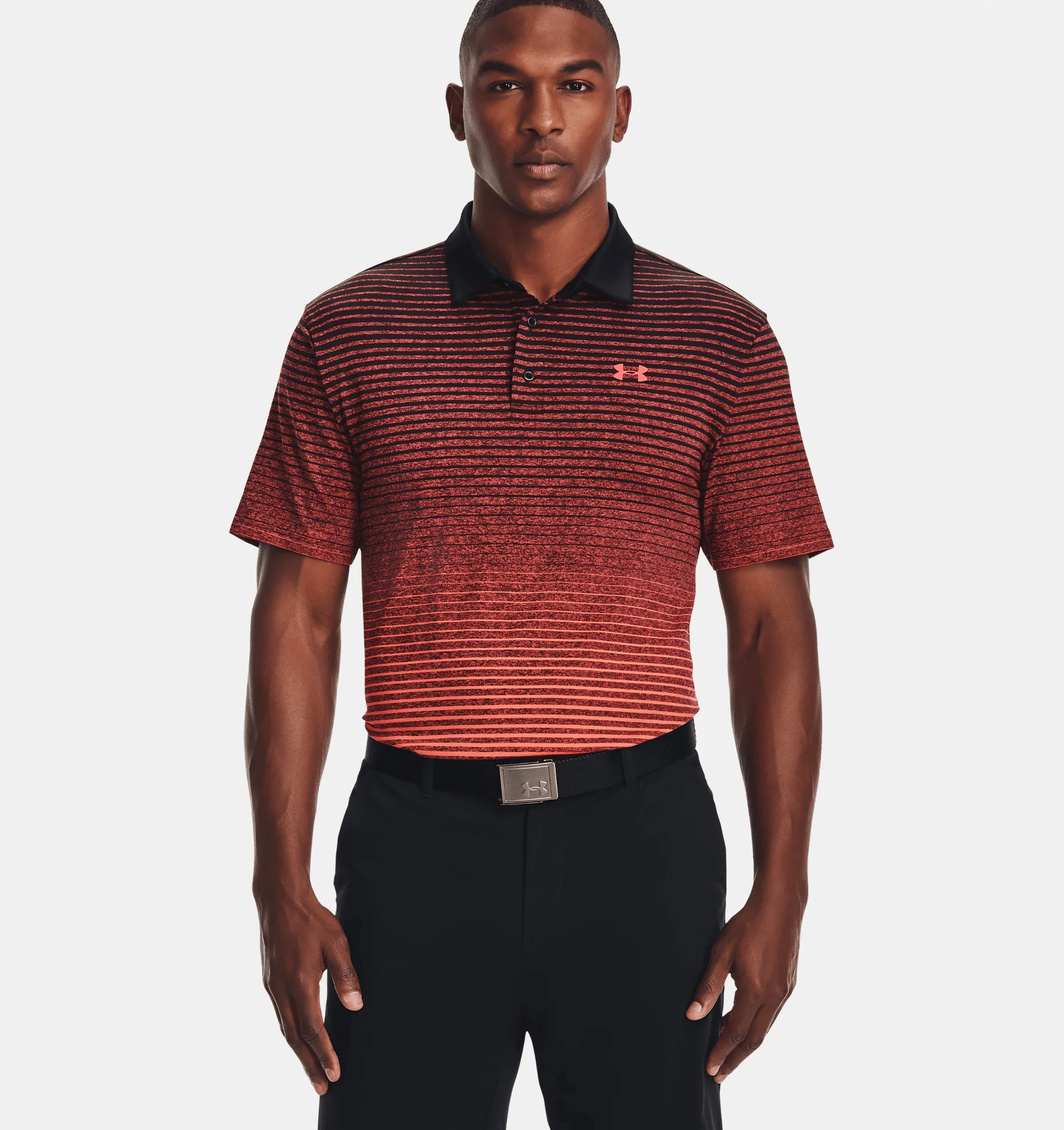 Under armour polo sales red