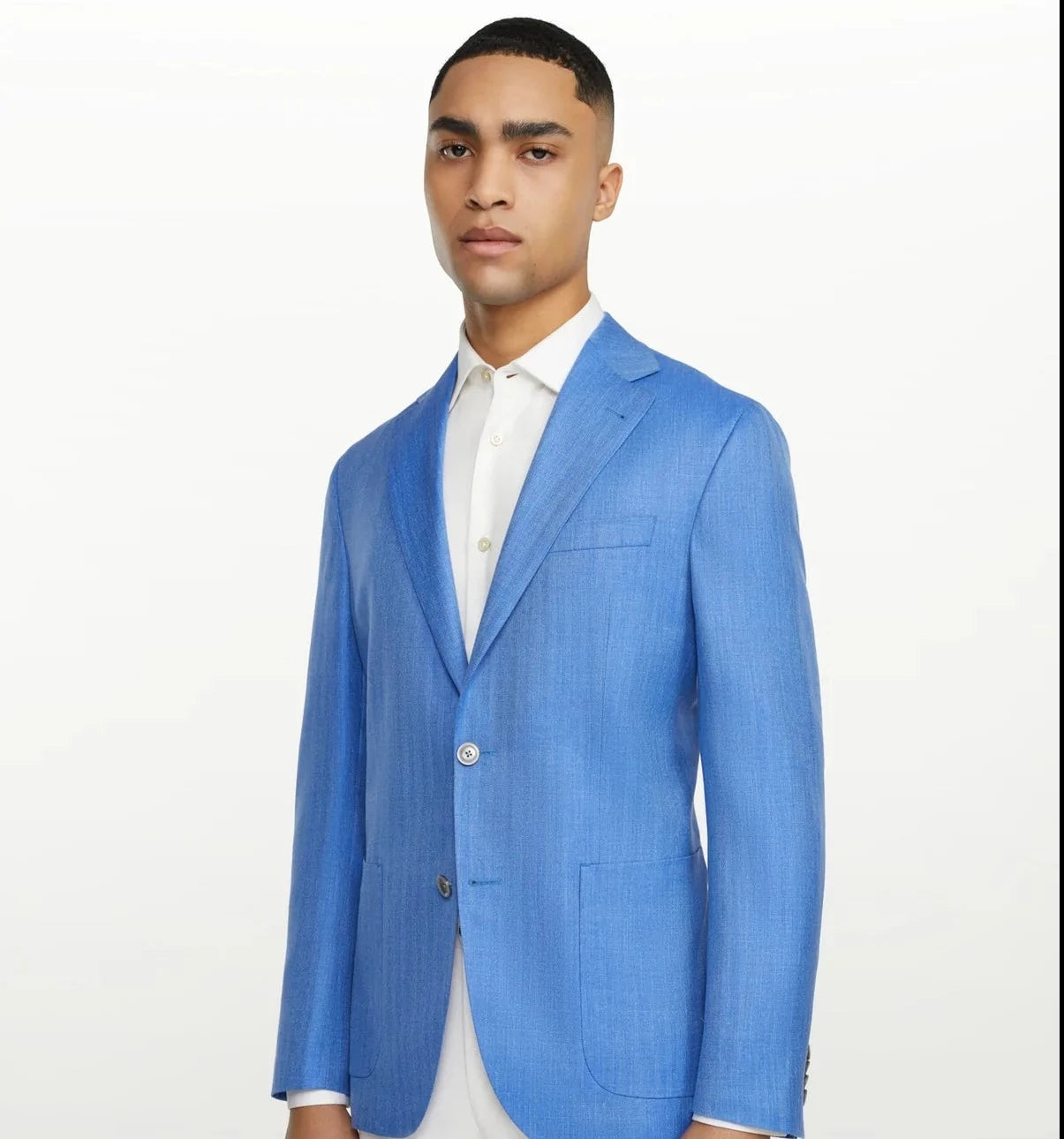 Jack Victor Blue Herringbone Morton Sport Coat N1221520