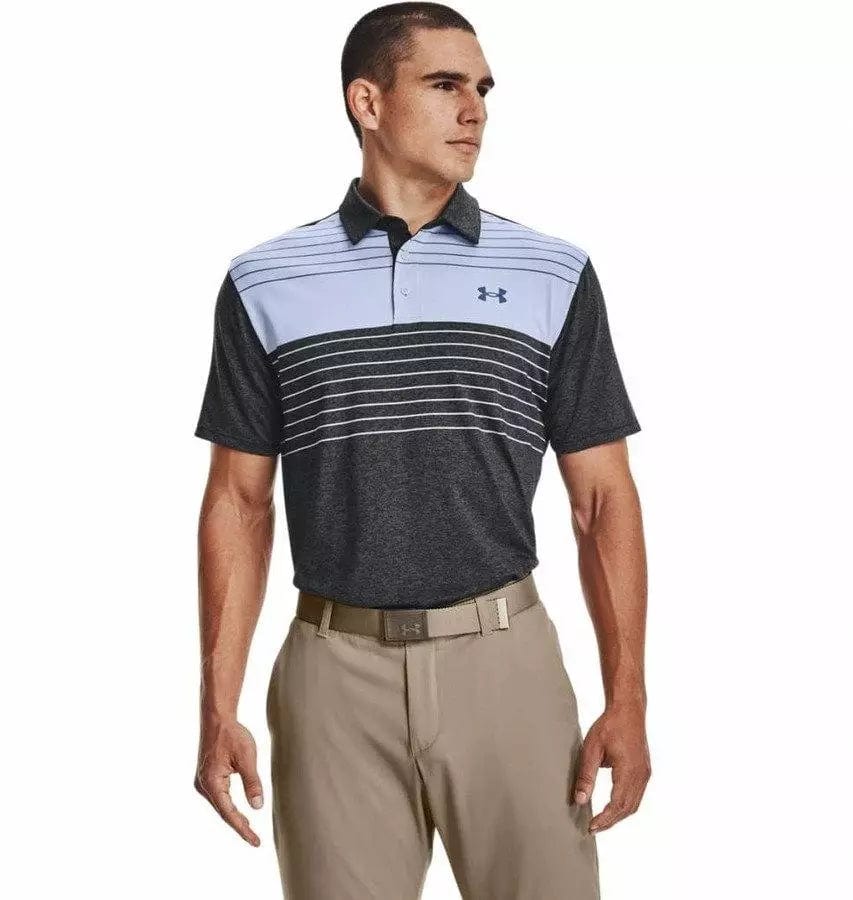 Under armour playoff super stripe deals polo