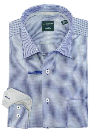 Leo Chevalier 100% Cotton Non-Iron Dress Shirt - 524176 1699