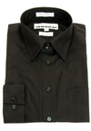 Black Solid Dress Shirt - Leo Chevalier 225103