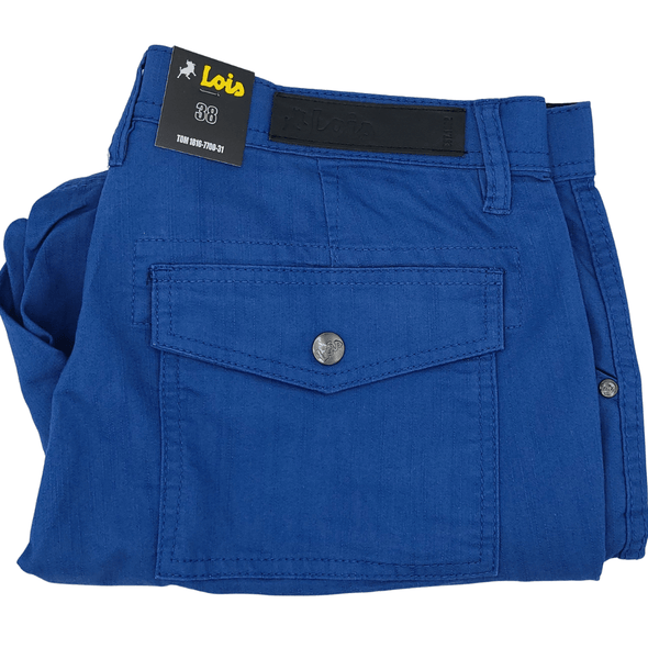 Lois Tom Cargo Pocket Short - Federal Blue  Tom 1816-7700-31