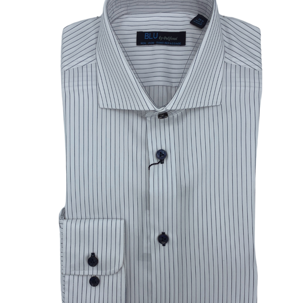 Blu by Polifroni Dress Shirt - G2347101 Navy Blu by Polifroni Dress Shirt - G2347101 Navy