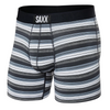 SAXX Vibe Super Soft Slim Fit Boxer Brief - SXBM35 GFH Freehand Stripe- Grey