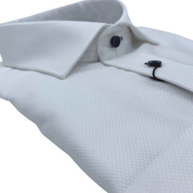 Serica Elite Non-Iron Long Sleeve Dress Shirt - E2357101 01 White