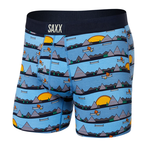 SAXX Ultra Super Soft Relaxed Fit Boxer Brief - SXBB30F LZR Lazy River Blue
