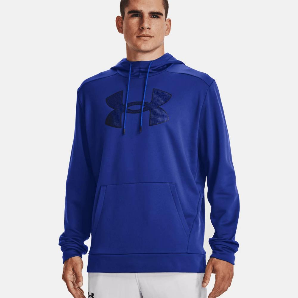 Under armour fleece top storm big logo hoodie