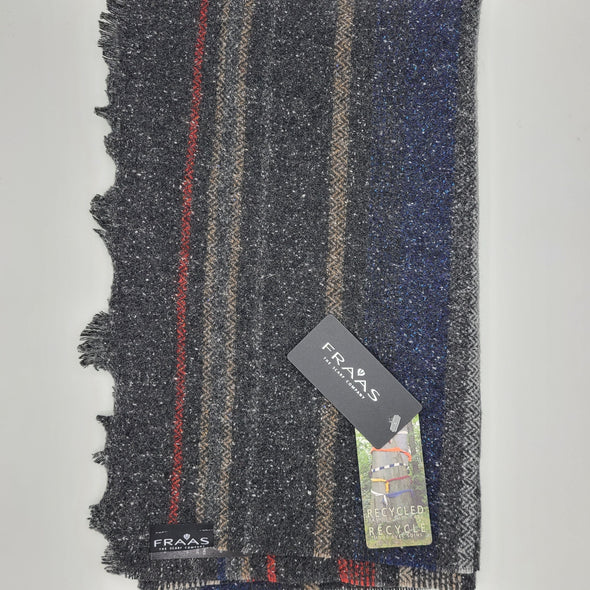 Fraas TH!NK ECO Wool Scarf - Charcoal - 311003 980