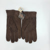 Albee Sheepskin Suede Gloves - Brown - 7408