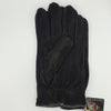 Albee Sheepskin Suede Gloves - Black - 7408