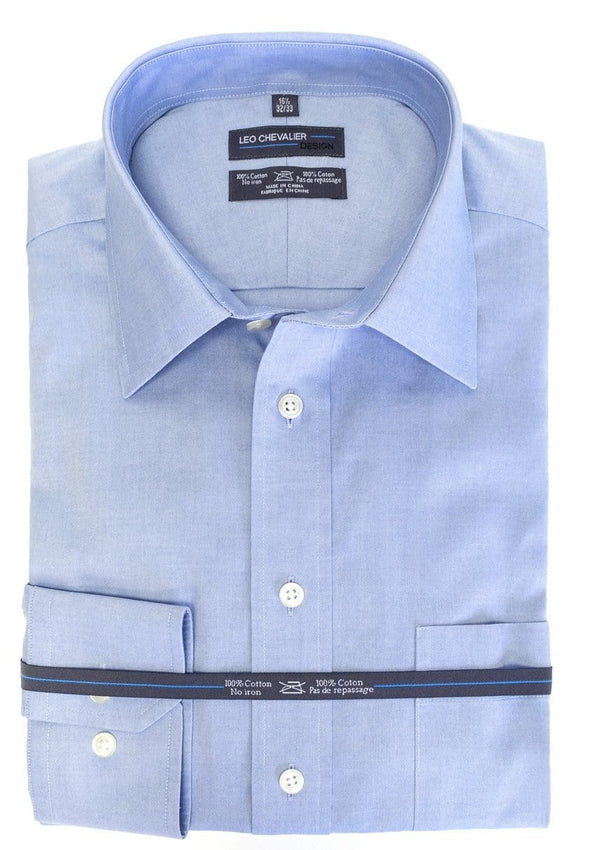 Leo Chevalier Dress Shirt regular and tall - 225170 Blue