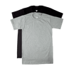 Stanfield's Premium Crew Neck T-Shirt Black & Grey 2-Pack - 2582
