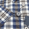 Viyella Short Sleeve Sport Shirt - 554310 2400 Blue Beige Plaid