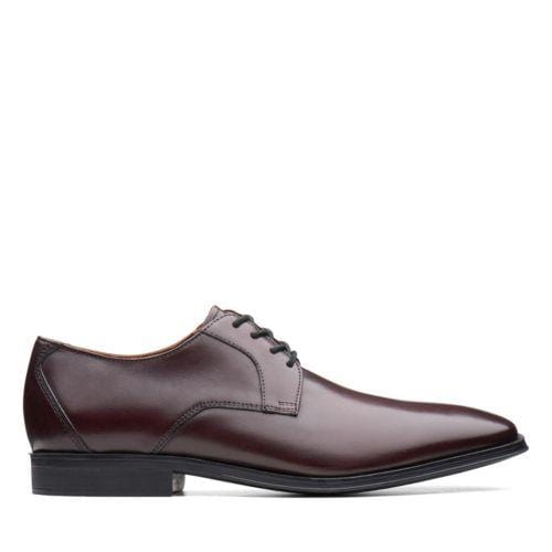 Clarks Gilman Lace ダークタンレザー 26.5 Clarks Gilman Lace Burgundy Leather - 26136238